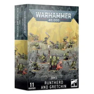 50-16 ORKS: RUNTHERD AND GRETCHIN - WARHAMMER GAMES WORKSHOP